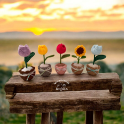 MACETA CON TULIPÁN